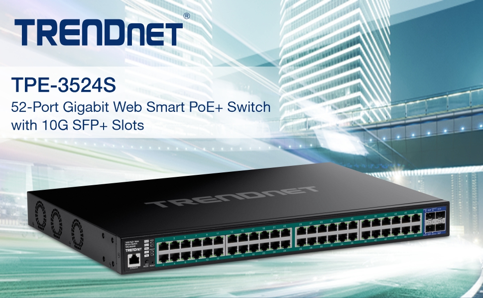 TRENDnet TPE-3524S Smart PoE+ Switch