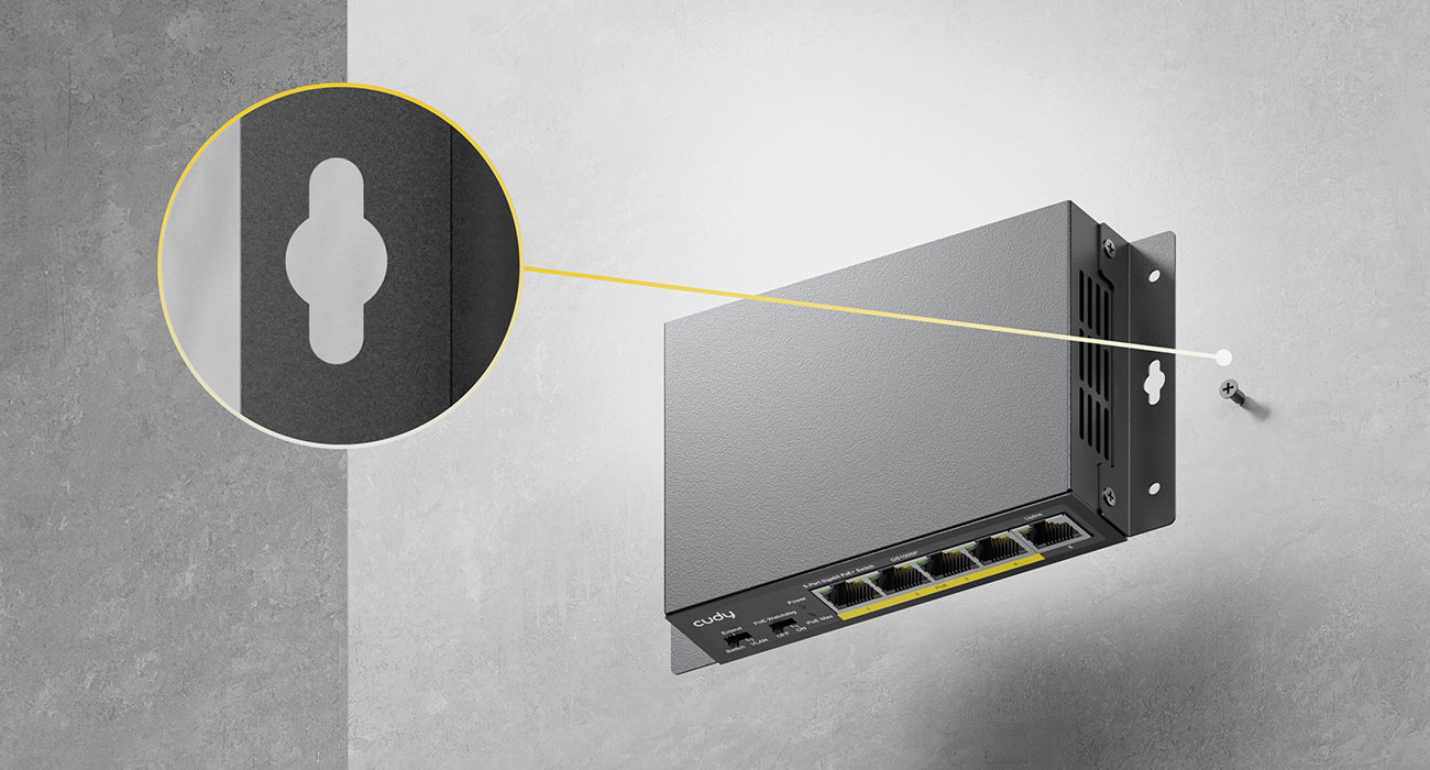 Cudy GS1005P 5-Port Gigabit POE+ Switch