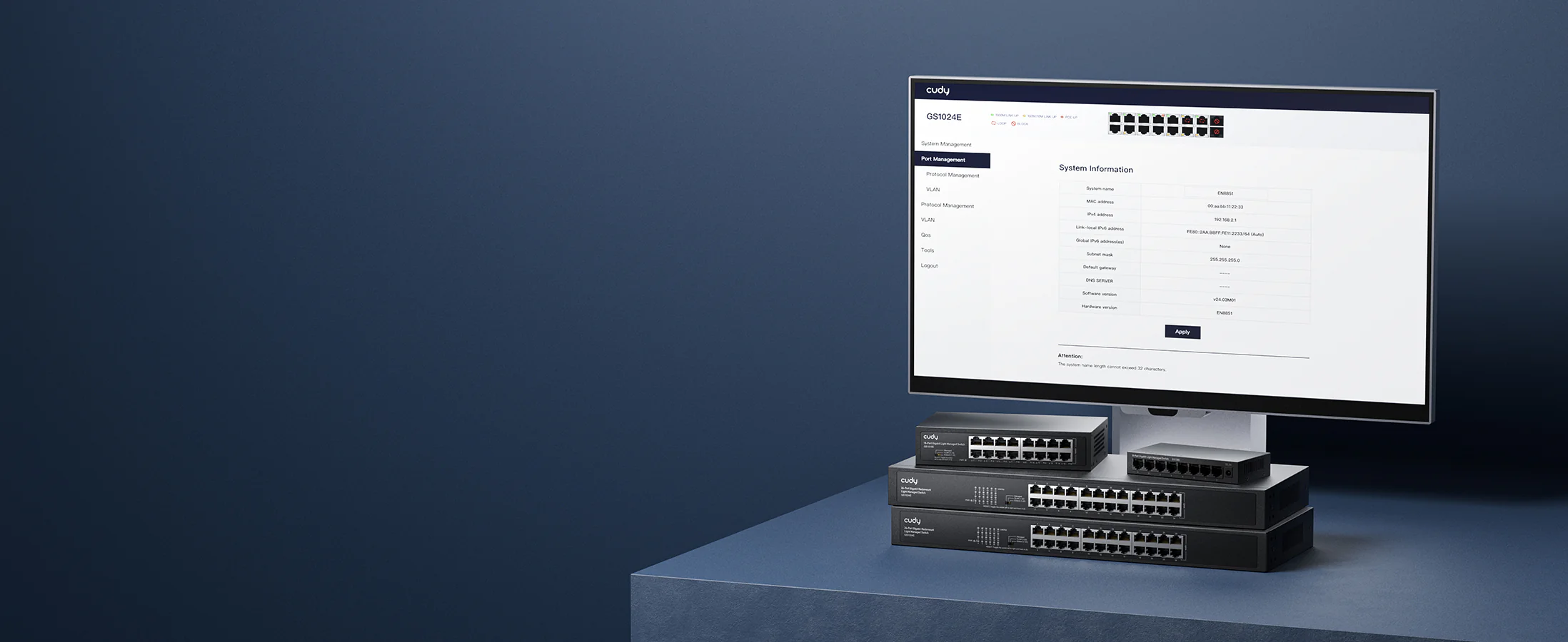 Cudy 8-Port Gigabit Light Managed Switch GS108E