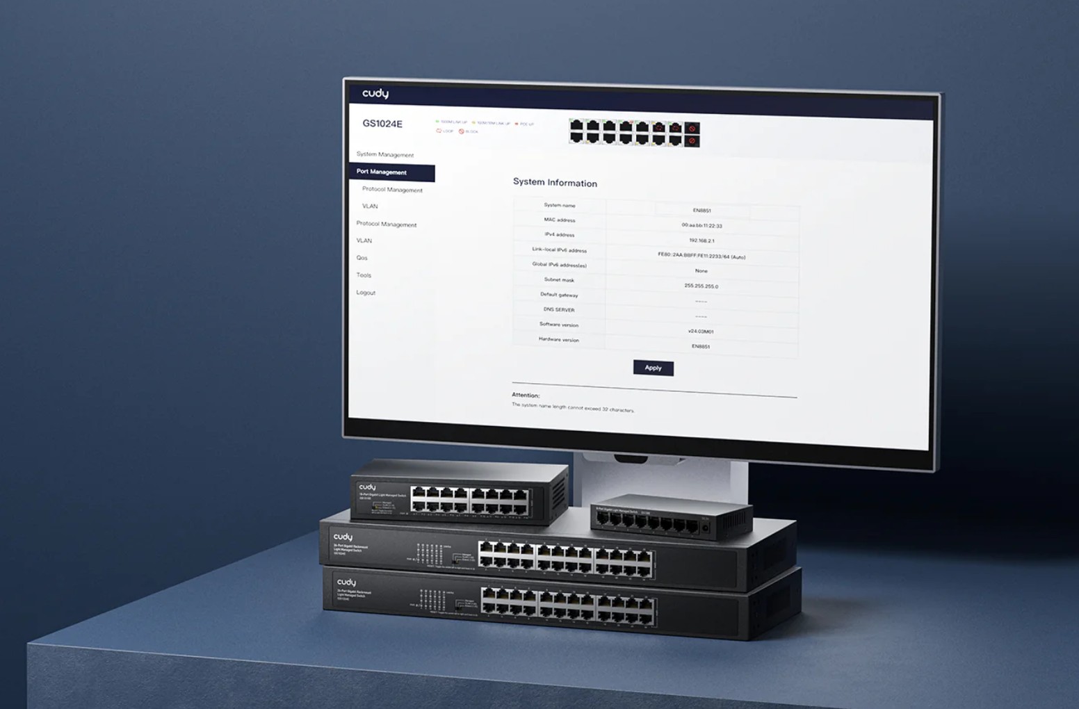 Cudy 8-Port Gigabit Light Managed Switch GS108E