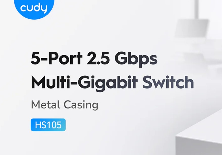 Cudy 5-Port 2.5G Unmanaged Switch HS105