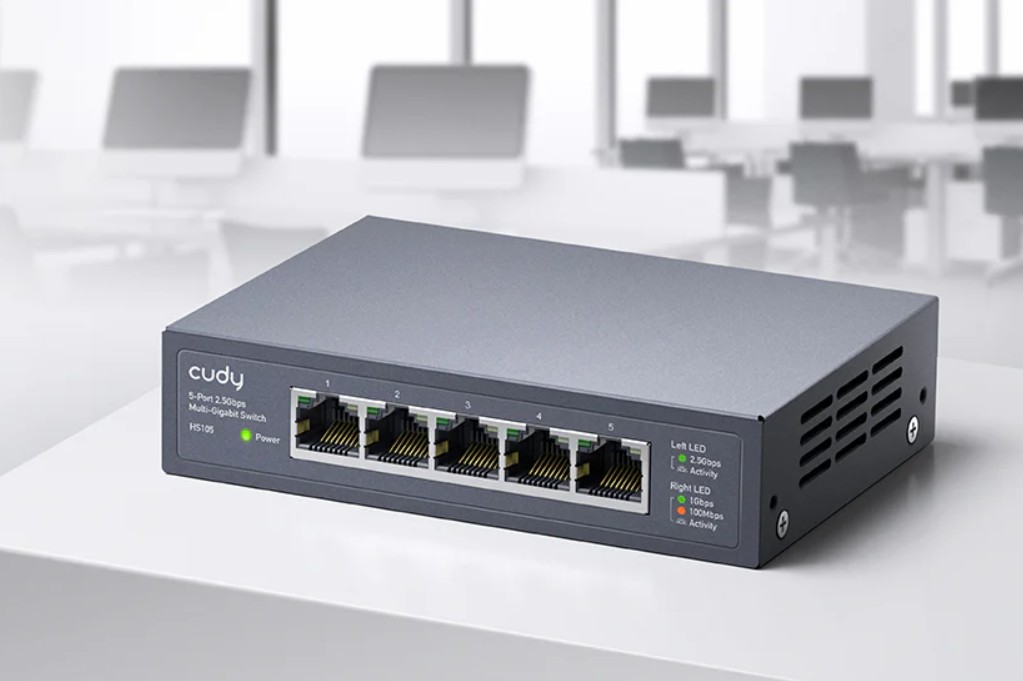 Cudy 5-Port 2.5G Unmanaged Switch HS105