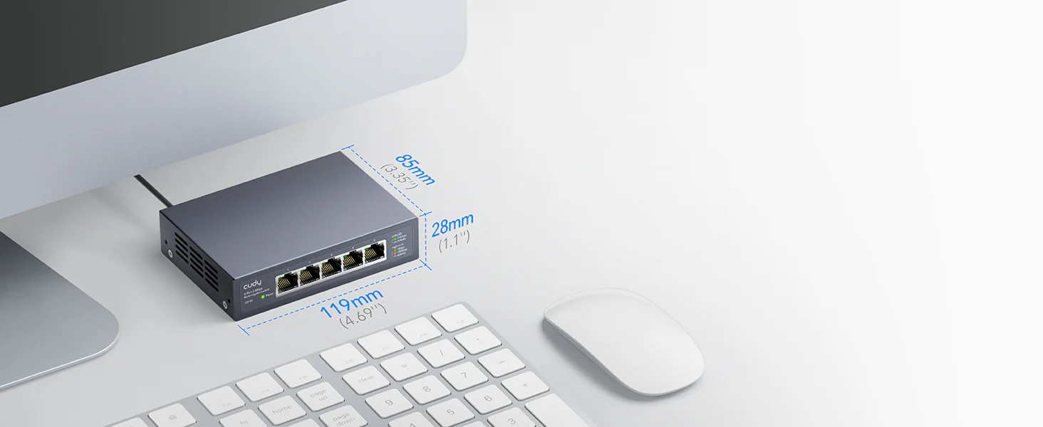 Cudy 5-Port 2.5G Unmanaged Switch HS105