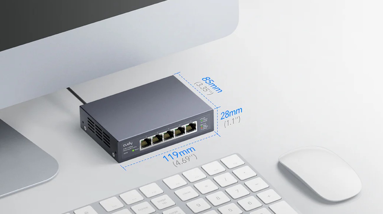 Cudy 5-Port 2.5G Unmanaged Switch HS105