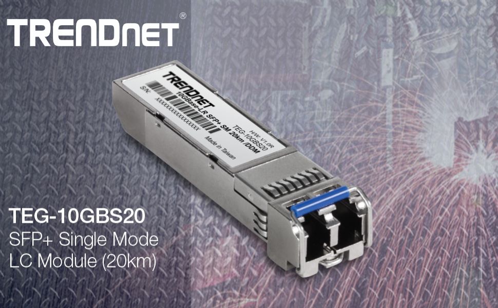 TRENDnet TEG-10GBS20 SFP+ Single Mode LC Module