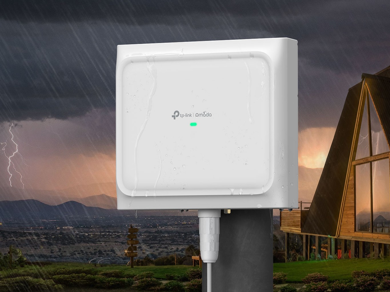 TP-LINK EAP772-Outdoor Omada Tri-Band Omnidirectional BE9300 Indoor/Outdoor WiFi 7 Access Point