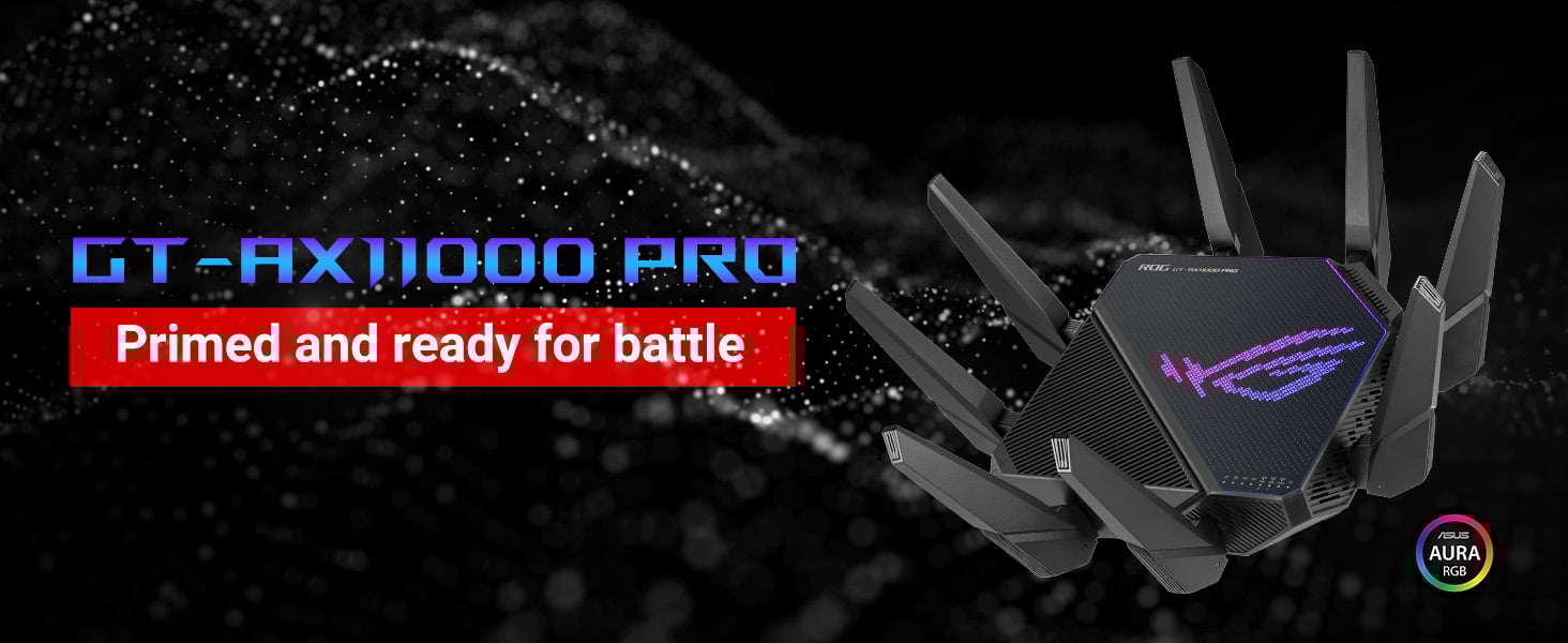 ASUS ROG Rapture GT-AX11000 Pro Tri-Band WiFi 6 gaming router