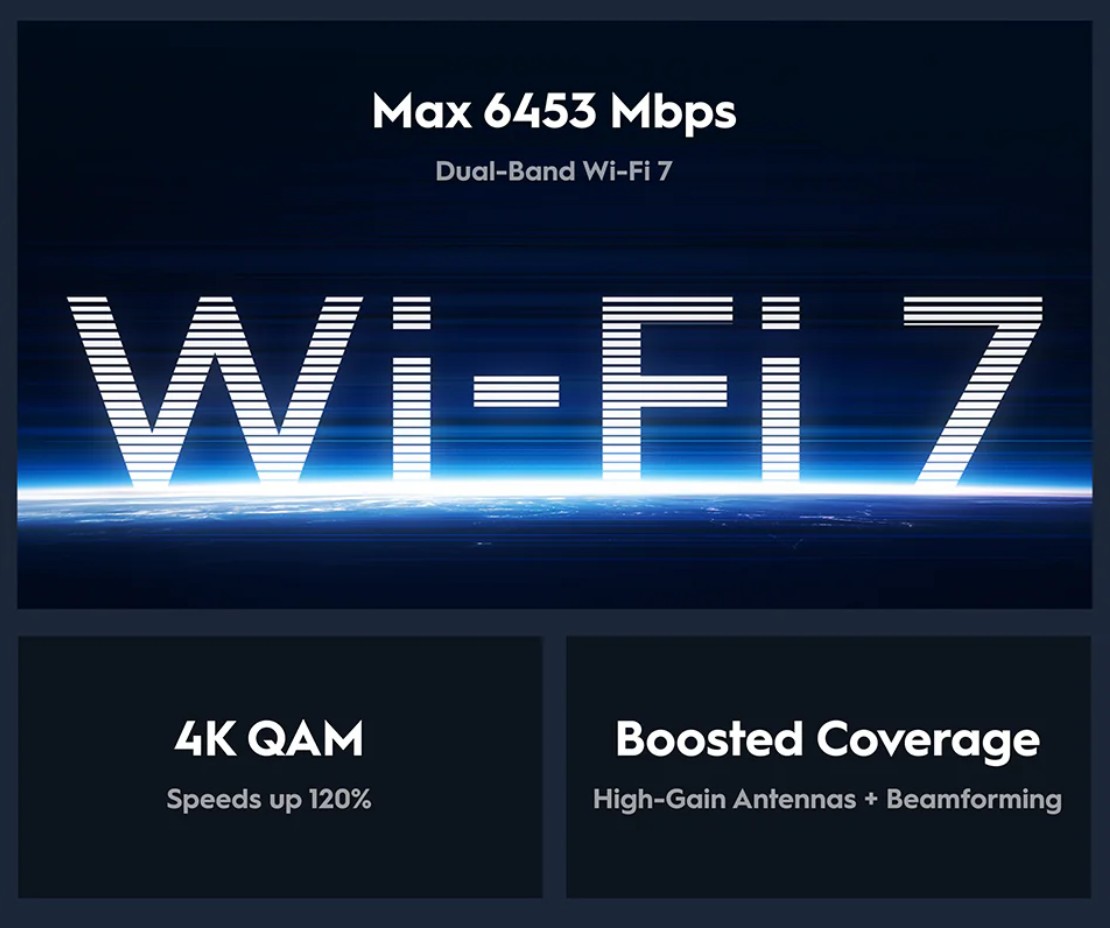 Cudy WR6500H BE6500 2.5G Wi-Fi 7 Router