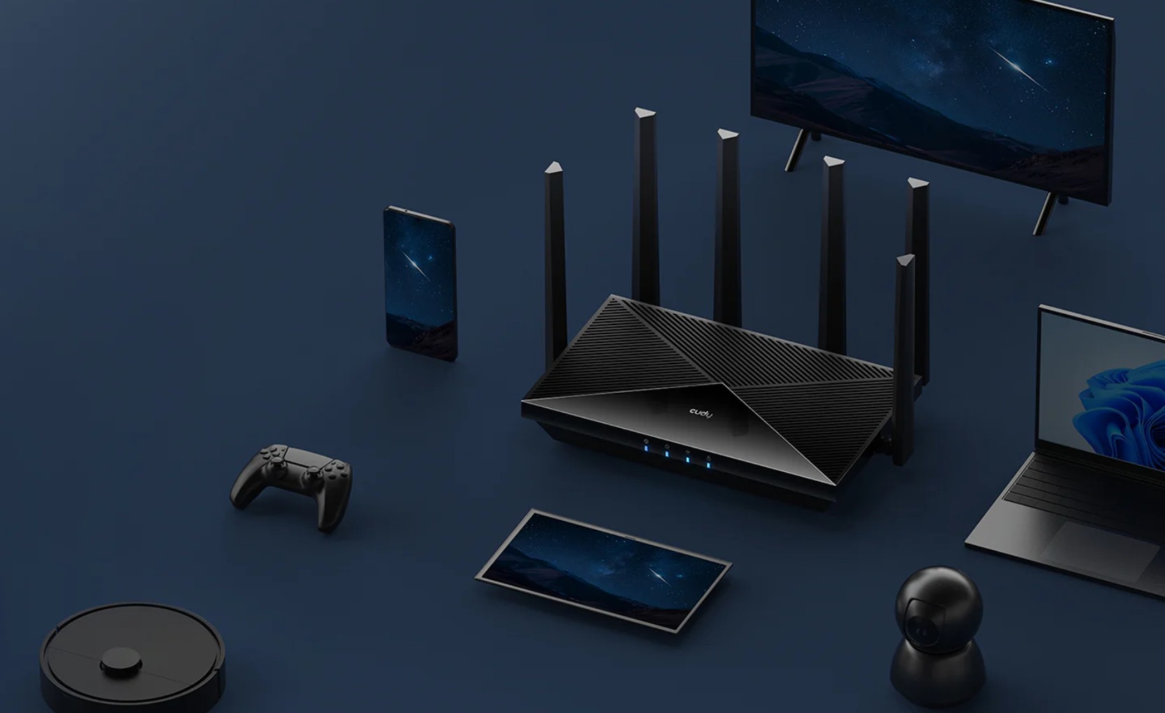 Cudy WR6500H BE6500 2.5G Wi-Fi 7 Router