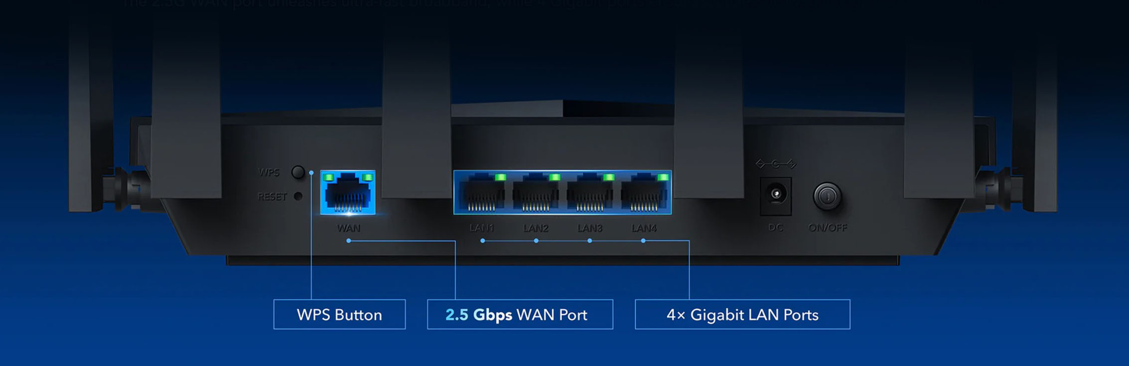 Cudy WR6500H BE6500 2.5G Wi-Fi 7 Router