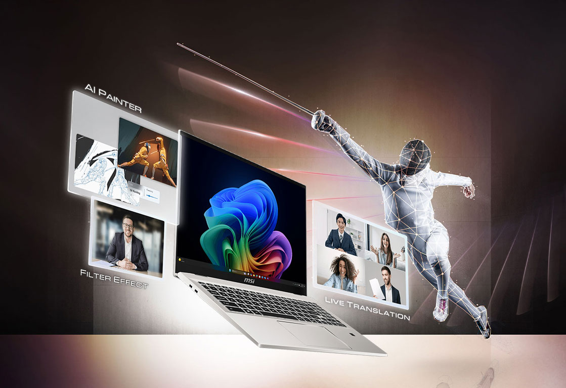 MSI Prestige A16 AI+ Copilot+ PC Laptop