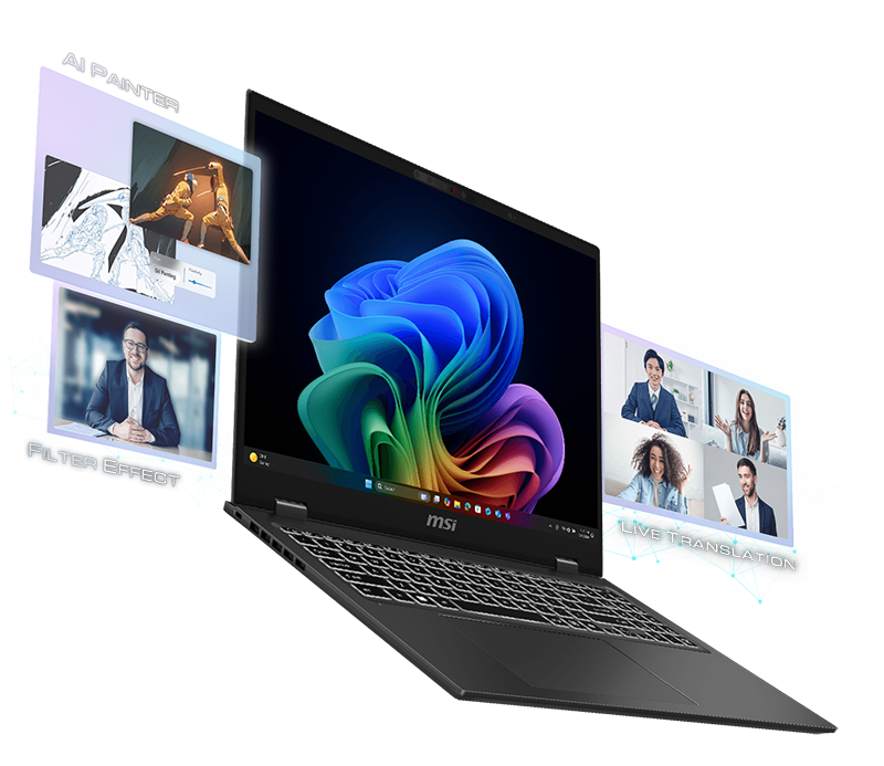 MSI Prestige 16 AI EVO Ultra Thin Laptop