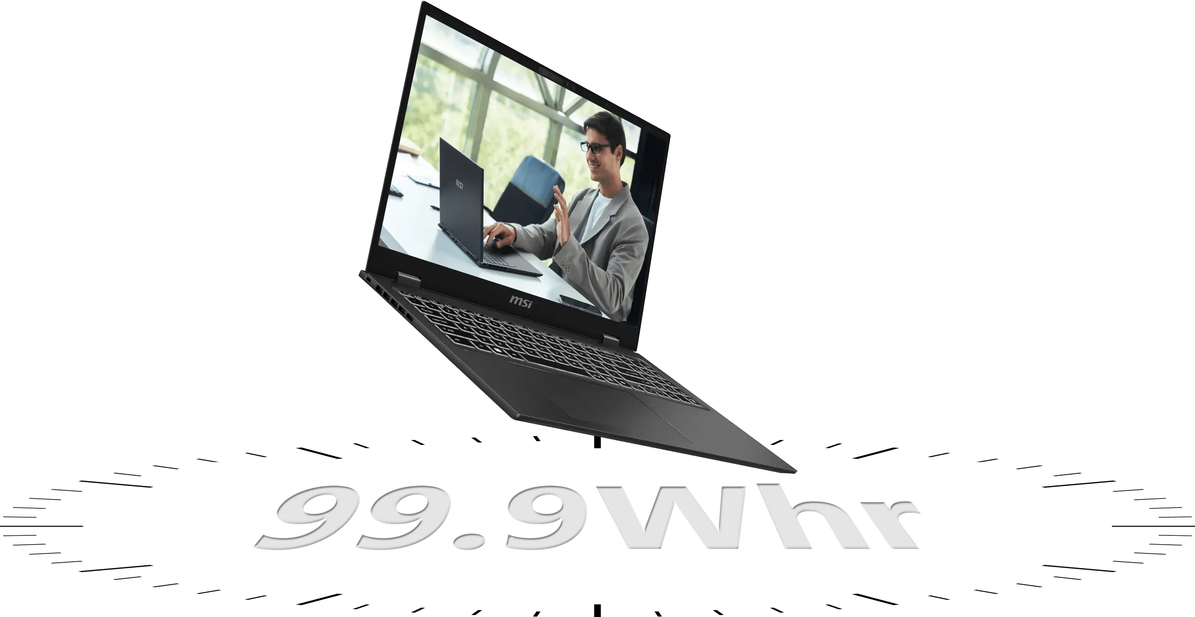 MSI Prestige 16 AI EVO Ultra Thin Laptop