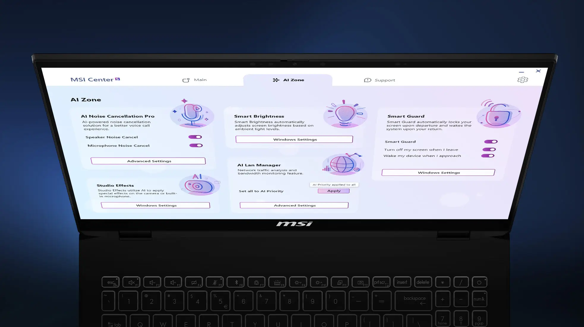 MSI Summit 16 AI Evo Laptop