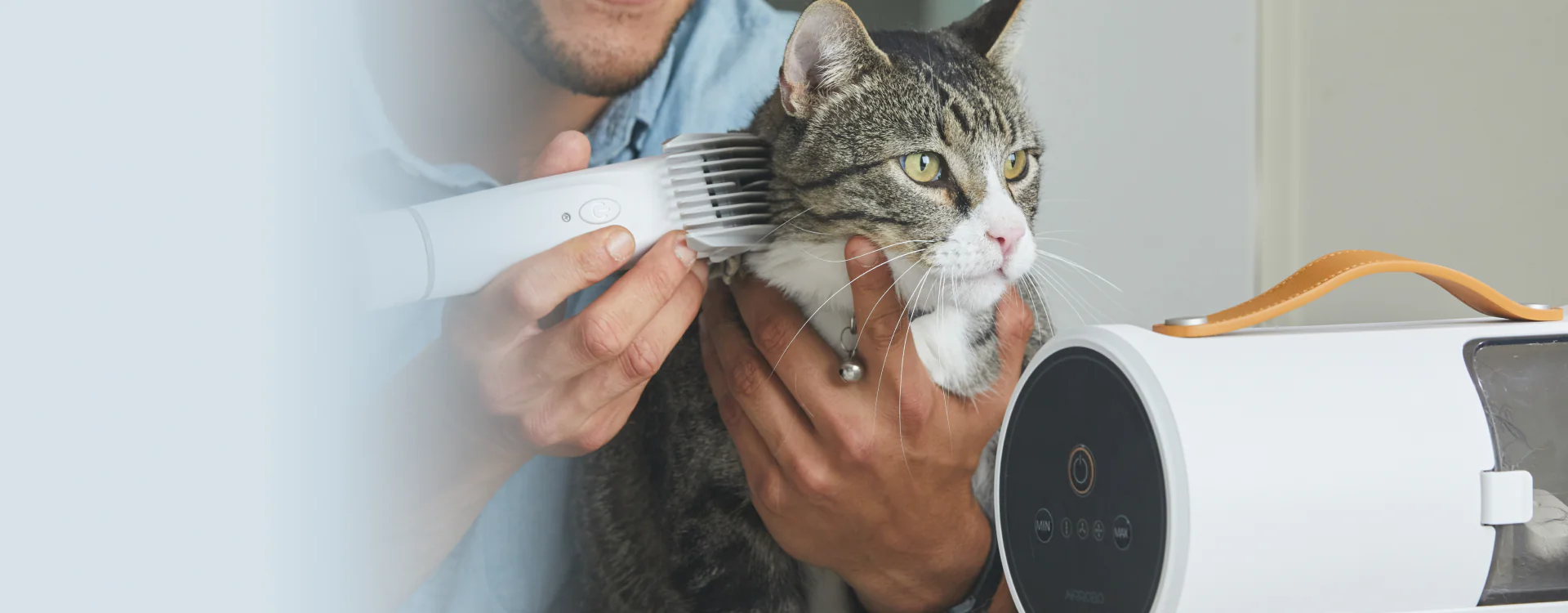 AIRROBO PG100 Pet Vacuum Groomer