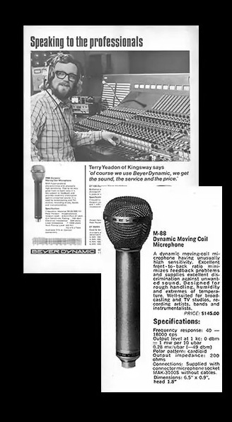 Beyerdynamic M88TG Dynamic moving-coil microphone