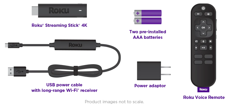 Roku Streaming Stick 4K Streaming Device