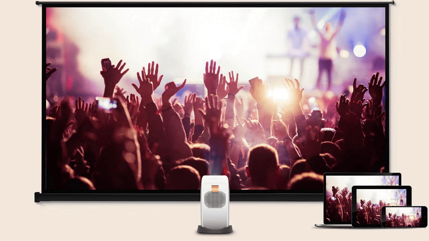 BenQ GV31 Portable Smart Ceiling Projector