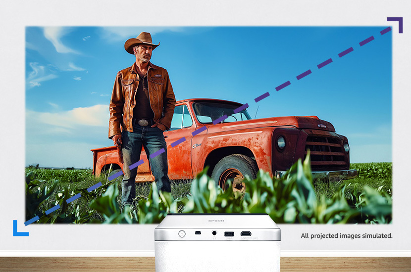 Epson EpiqVision Mini EF21 Portable Smart Laser Projector