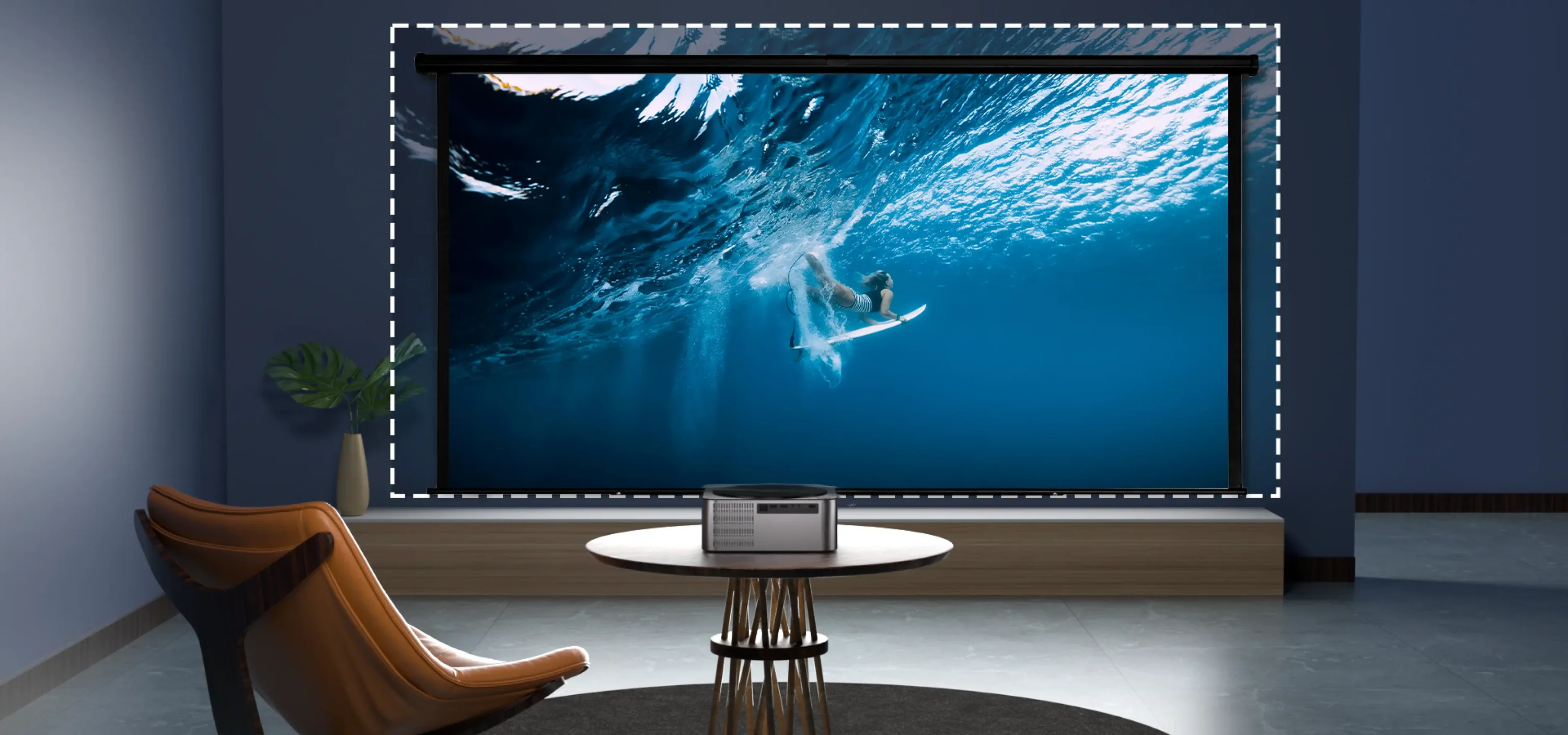 ULTIMEA Apollo P40 Native 1080P Bluetooth Home Cinema Projector