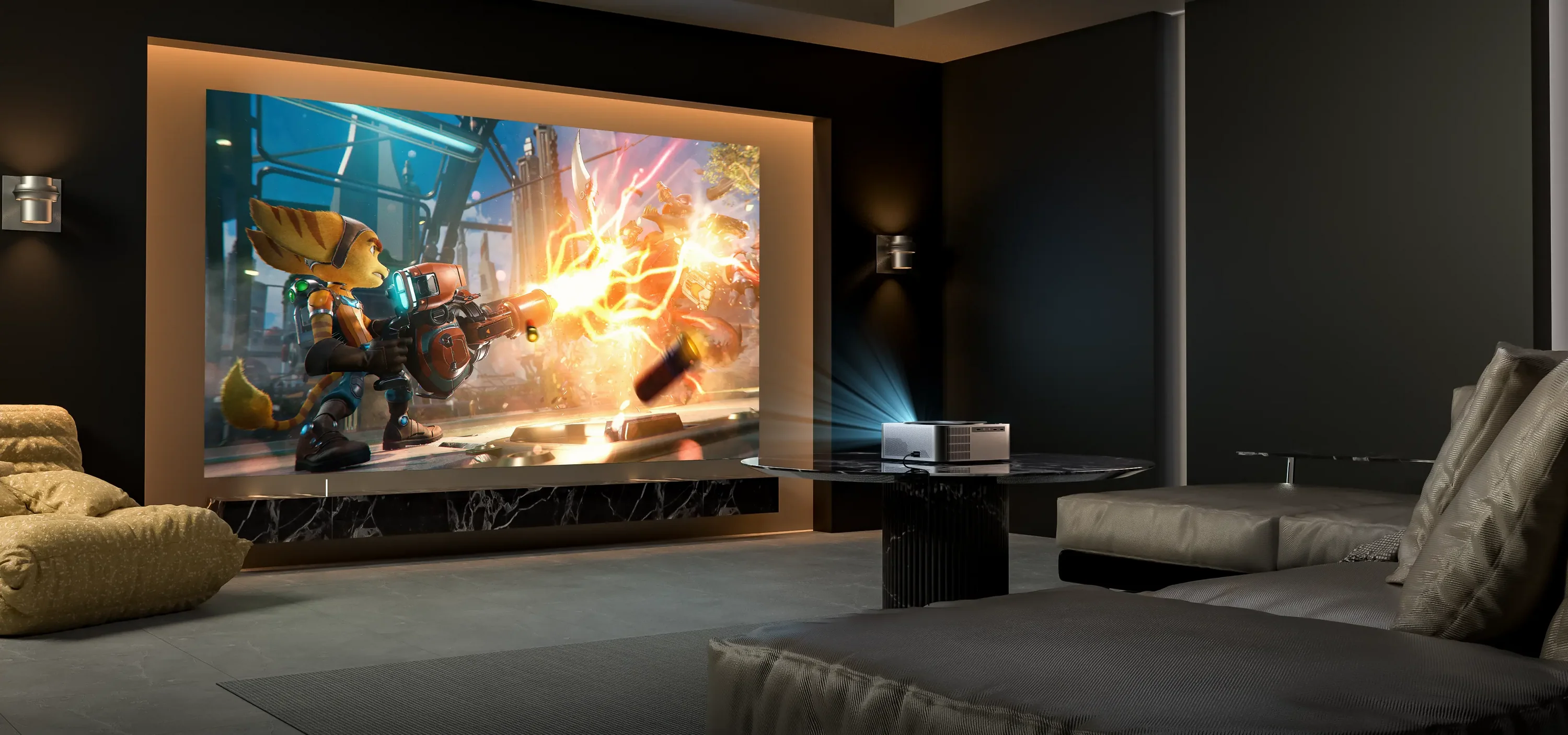 ULTIMEA Apollo P40 Native 1080P Bluetooth Home Cinema Projector