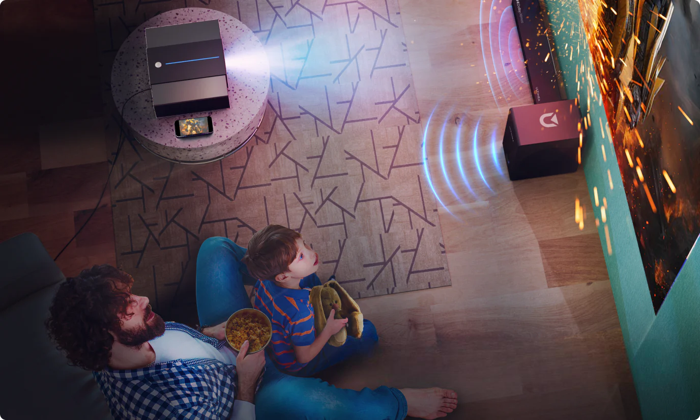 ULTIMEA Apollo P60 Native 1080P Bluetooth Home Theater Projector