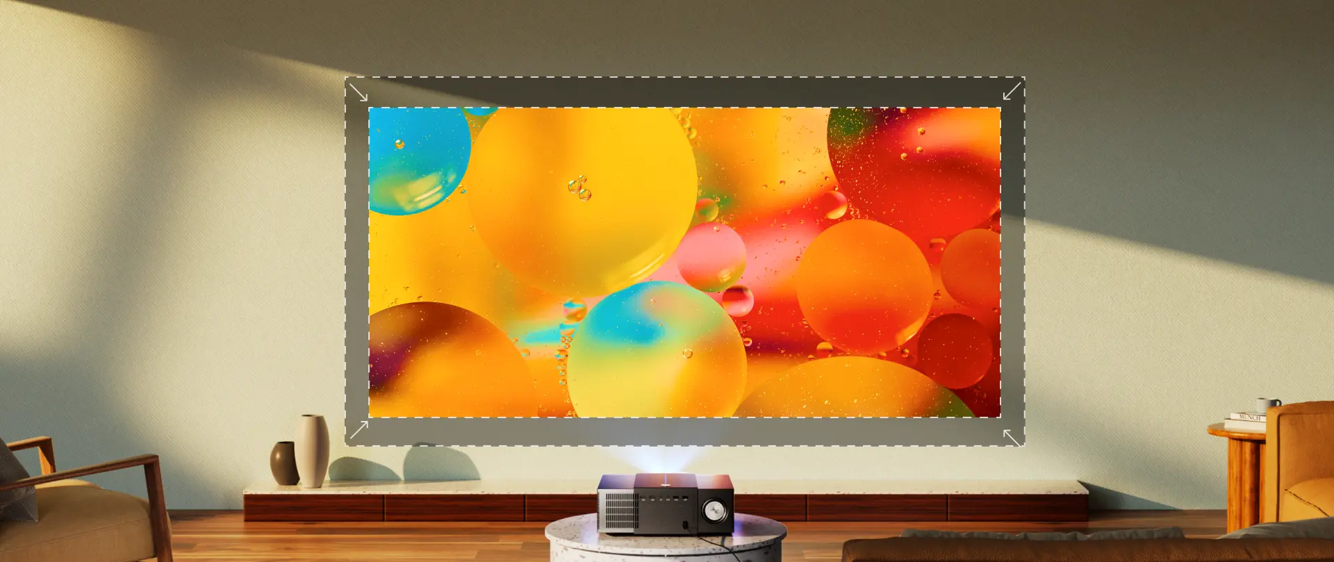 ULTIMEA Apollo P60 Native 1080P Bluetooth Home Theater Projector
