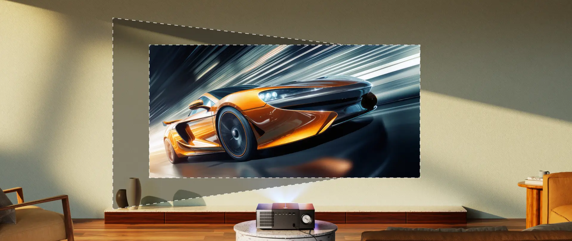 ULTIMEA Apollo P60 Native 1080P Bluetooth Home Theater Projector