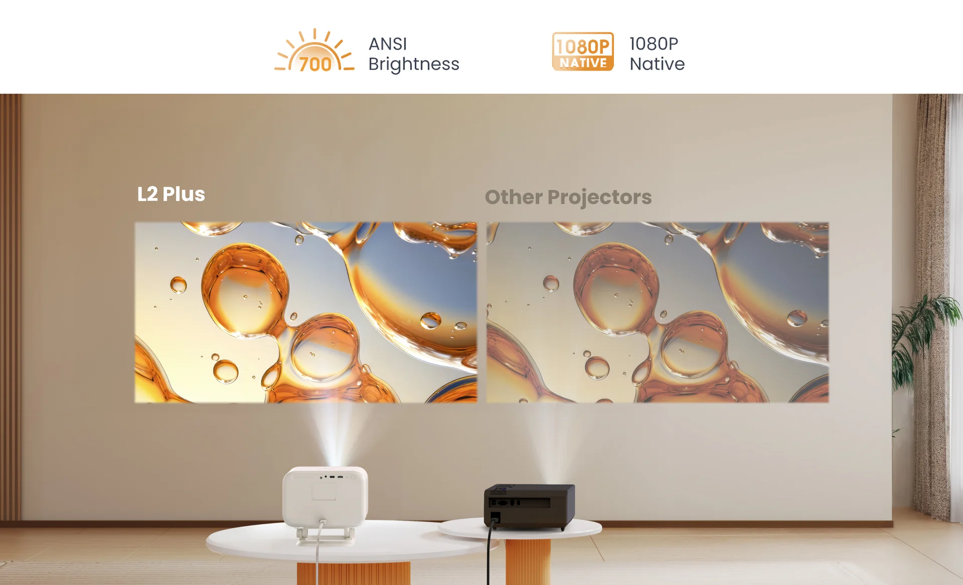 Yaber L2 Plus Home Cinema Projector