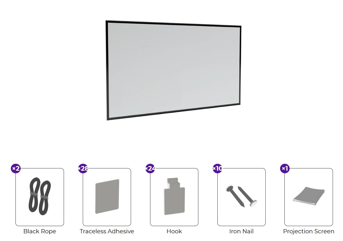 Ultimea Photon 100 E-ALR Projection Screen Up to 100:1 Intra-frame Contrast