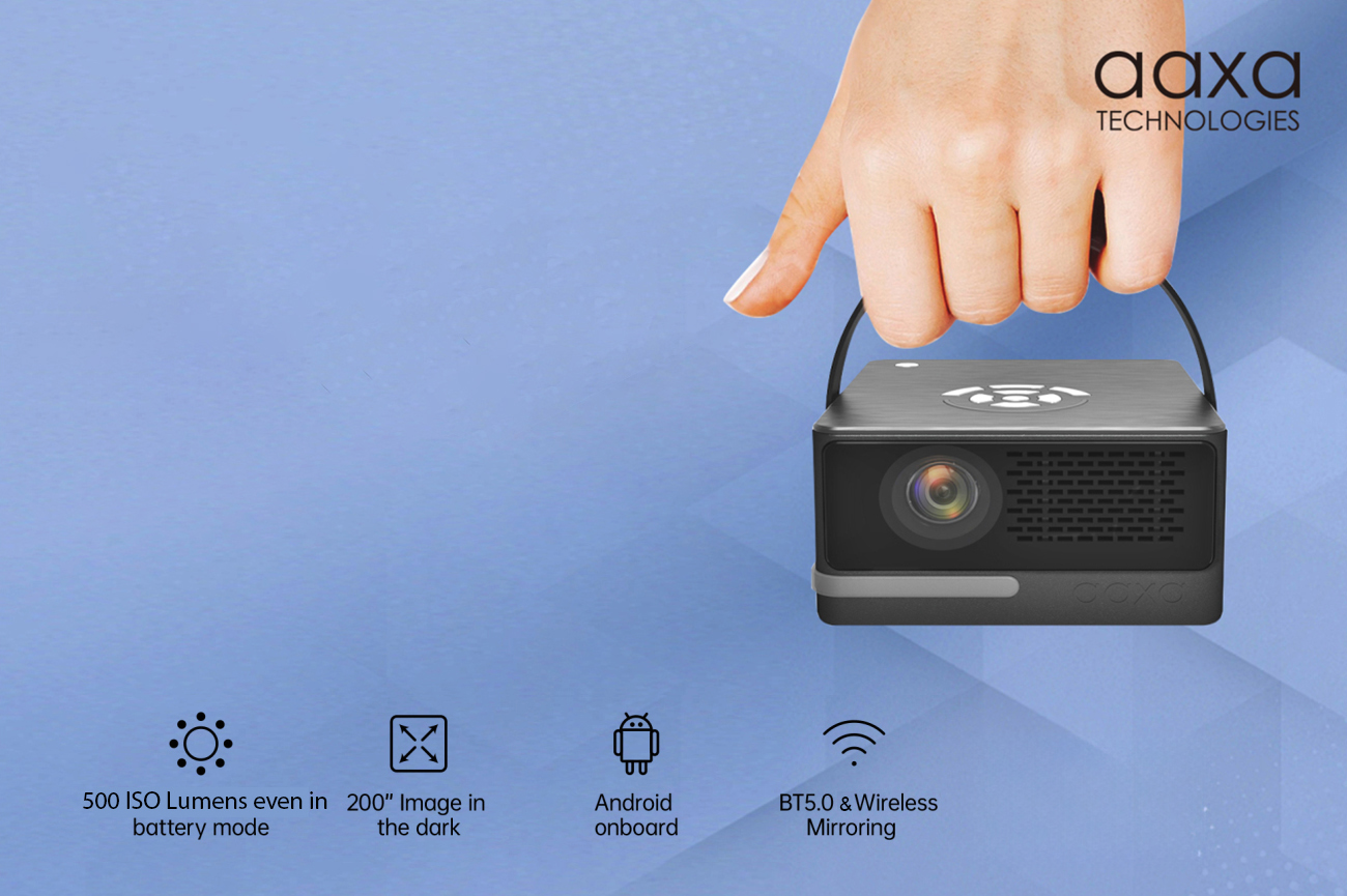 AAXA P6 Ultimate Smart Mini Projector