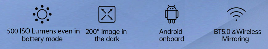 AAXA P6 Ultimate Smart Mini Projector