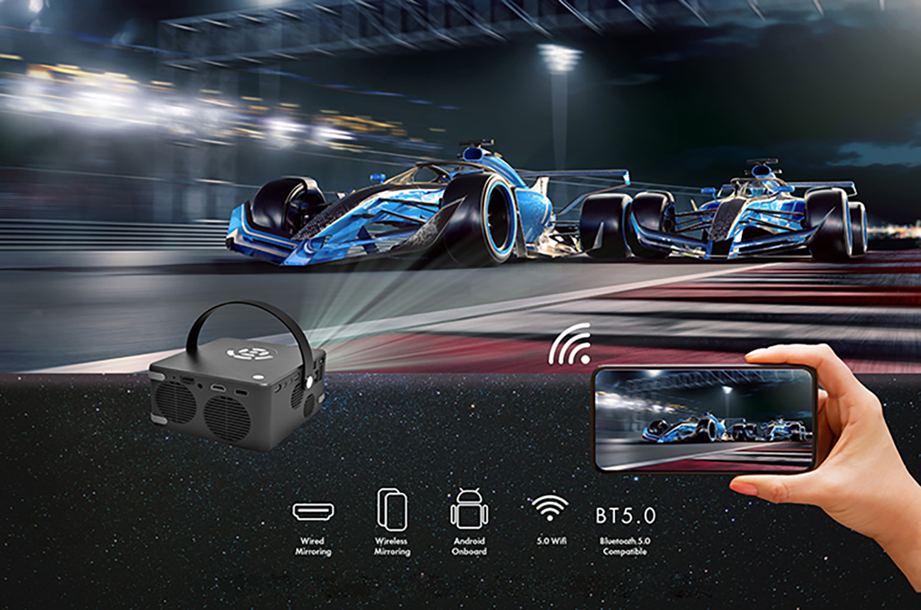 AAXA P6 Ultimate Smart Mini Projector