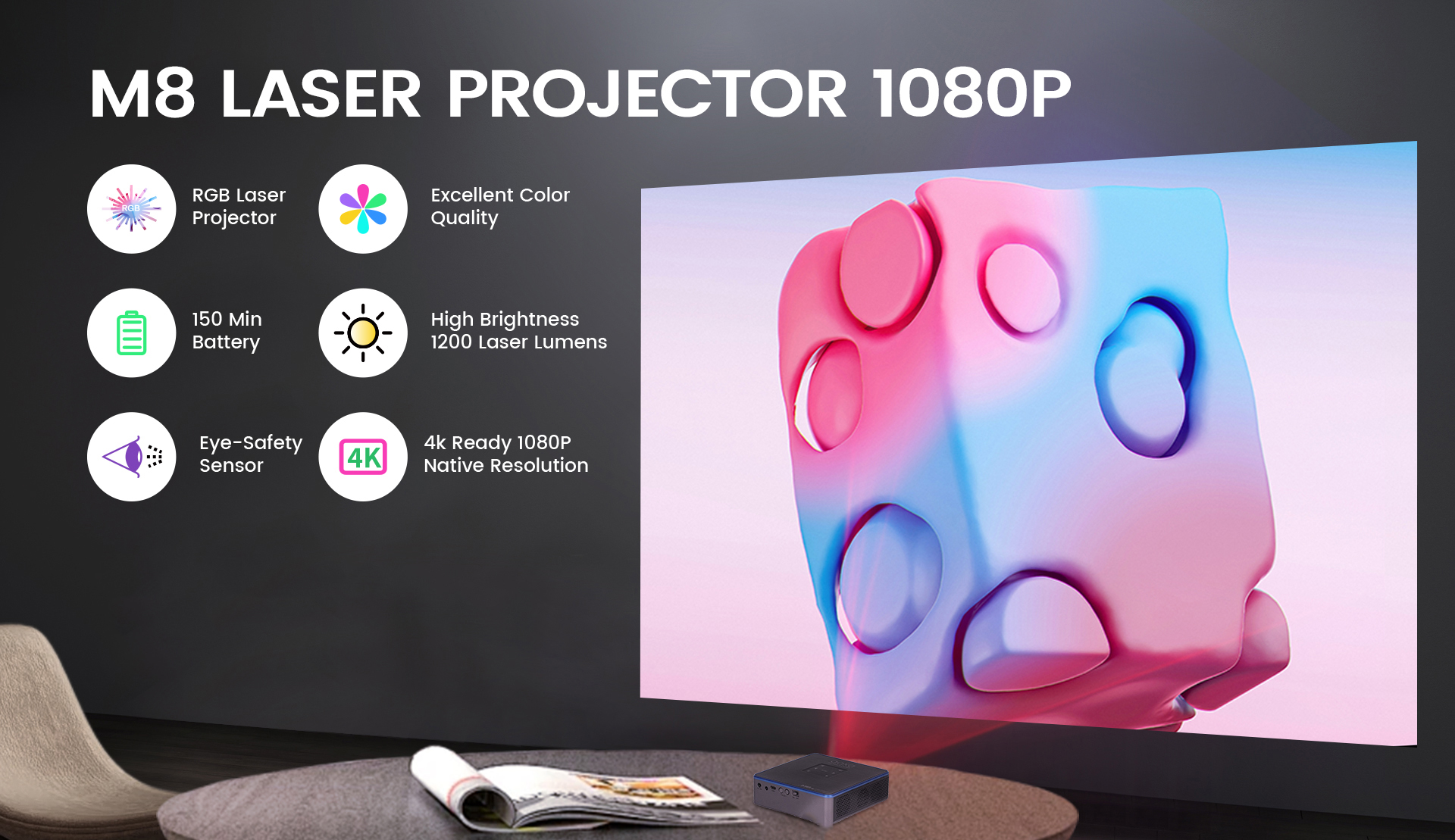 AAXA M8 Laser Projector