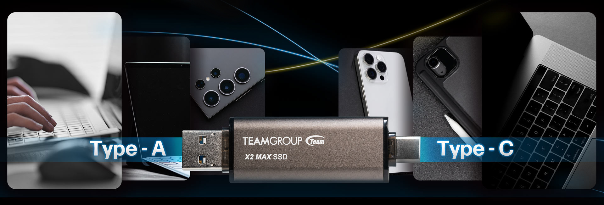 TEAM X2 MAX External Solid State Flash Drive