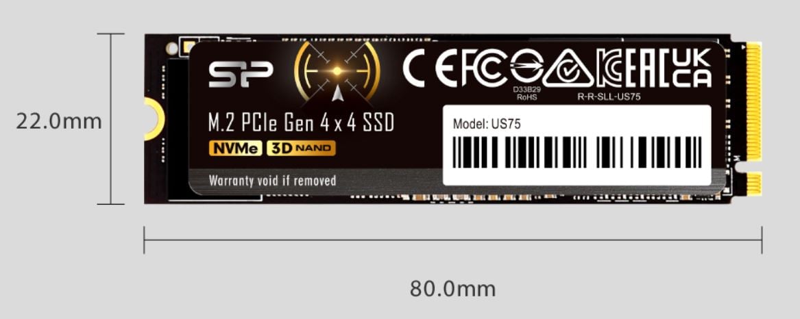 Silicon Power PCIe Gen 4x4 NVMe SSD