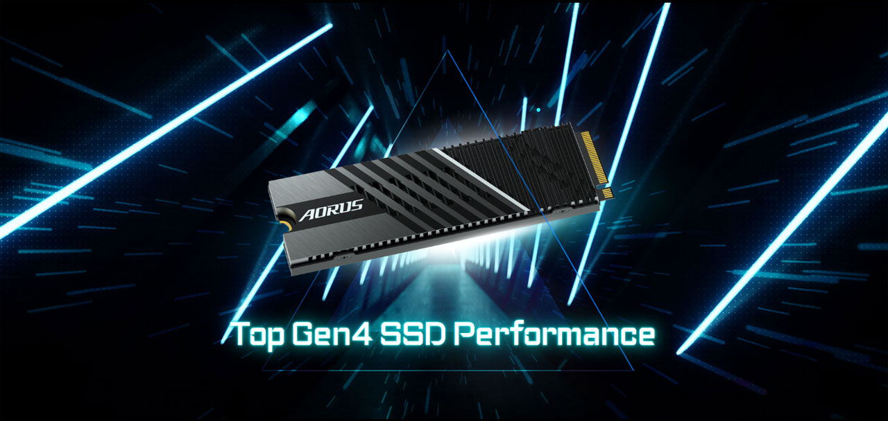 GIGABYTE AORUS Gen4 7000s M.2 2280 1TB PCI-Express 4.0 x4, NVMe 1.4 3D TLC Internal Solid State Drive (SSD) GP-AG70S1TB 2 image for this item
