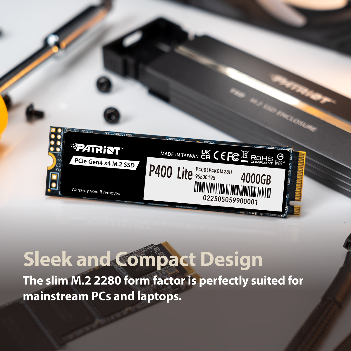Patriot P400 Lite M.2 PCIe Gen 4 x4 SSD