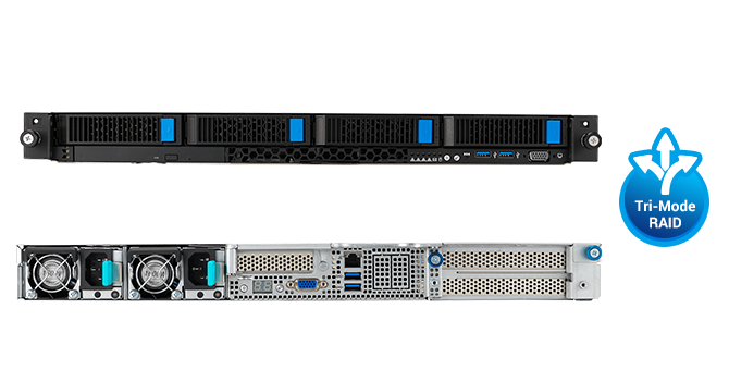 ASUS RS700-E11-RS4U-16W10G 1U Rackmount Server Barebone