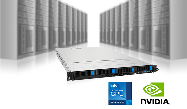 ASUS RS700-E11-RS4U-16W10G 1U Rackmount Server Barebone
