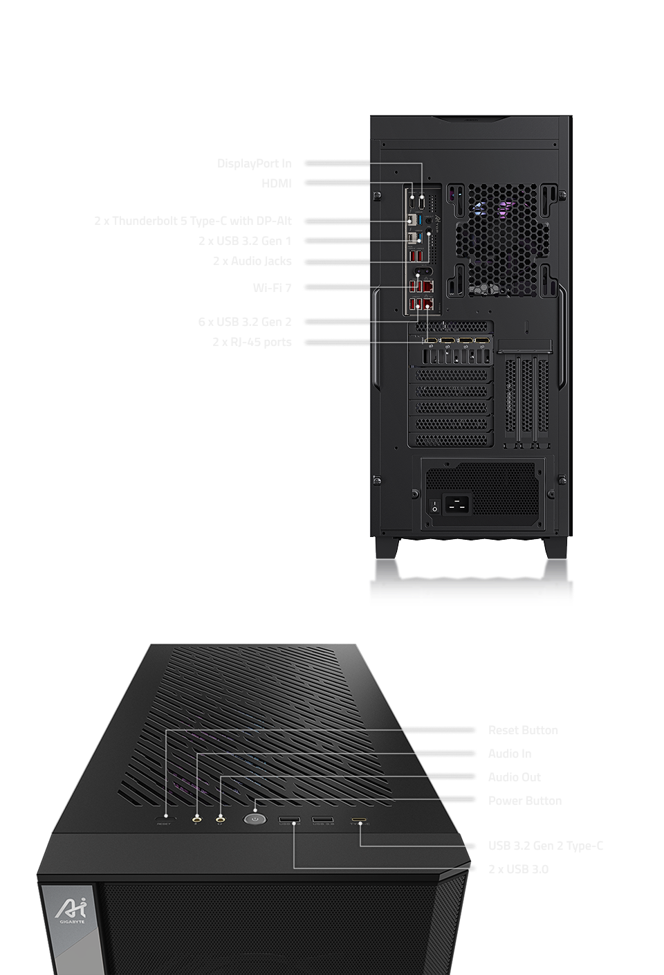 GIGABYTE AI TOP 100 Z890 Workstation