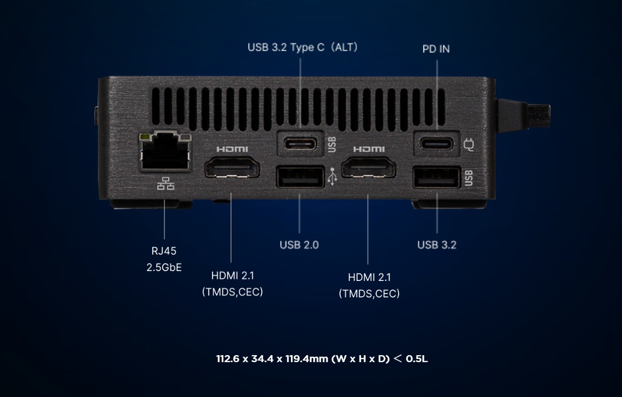 GIGABYTE BRIX GB-BRU5-225H Mini-PC Barebone