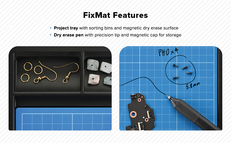 IFIXIT FixMat Premium Magnetic Project Mat with ESD Safe Design