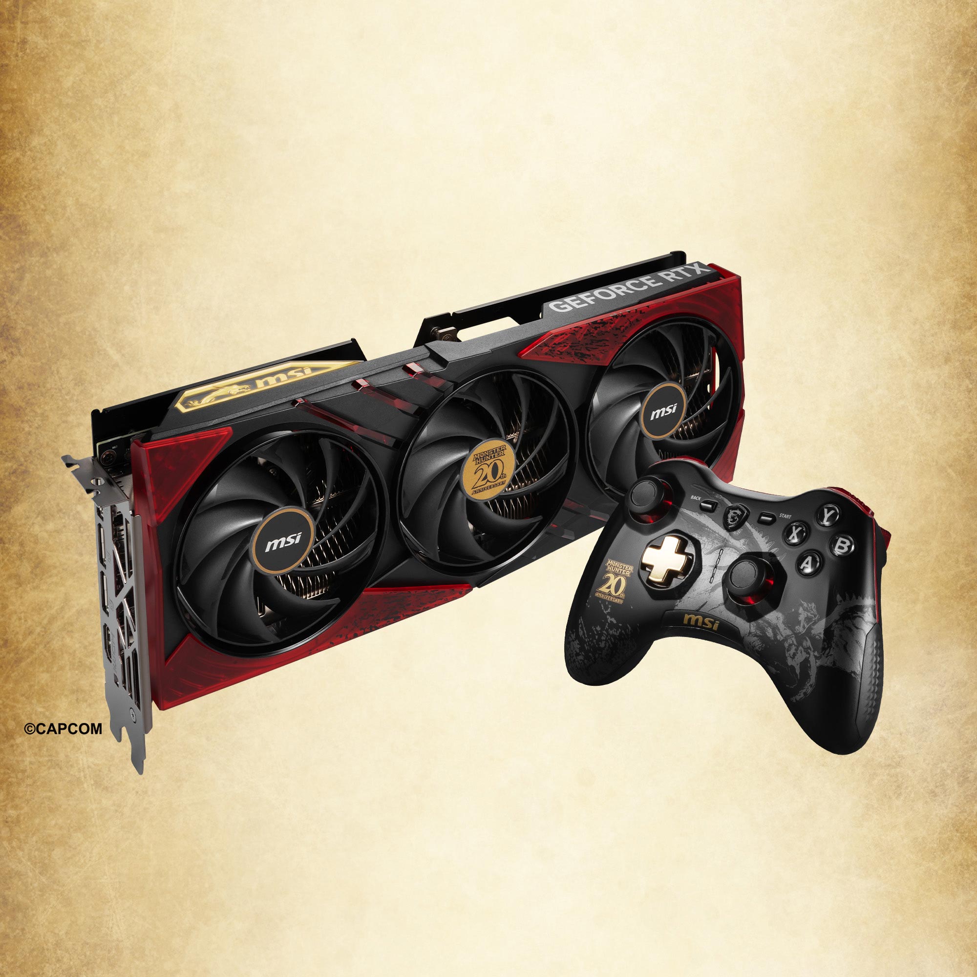 MSI Gaming GeForce RTX 4060 Ti 8G GAMING SLIM MONSTER HUNTER EDITION Video Card
