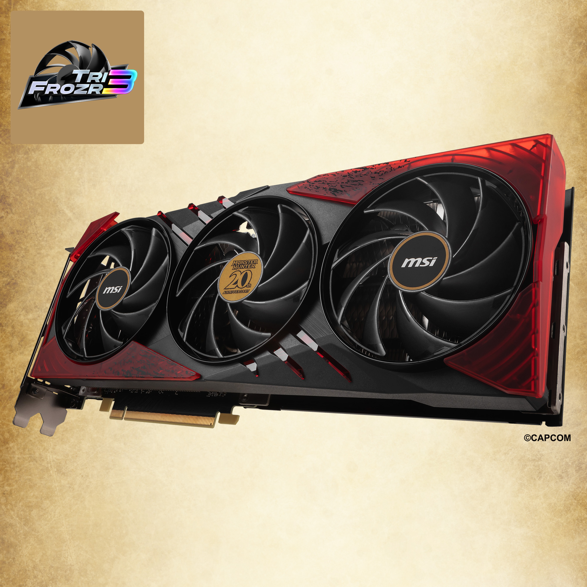 MSI Gaming GeForce RTX 4060 Ti 8G GAMING SLIM MONSTER HUNTER EDITION Video Card