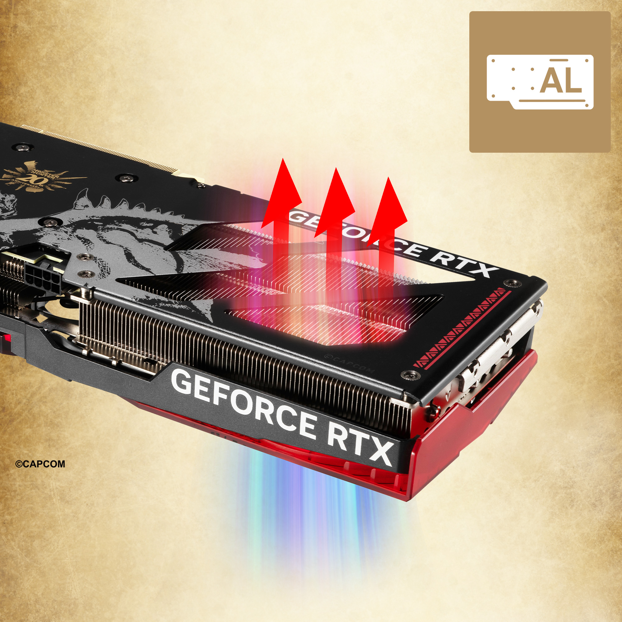 MSI Gaming GeForce RTX 4060 Ti 8G GAMING SLIM MONSTER HUNTER EDITION Video Card