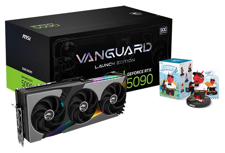 MSI GeForce RTX 5090 32G VANGUARD SOC LAUNCH EDITION Graphics Card