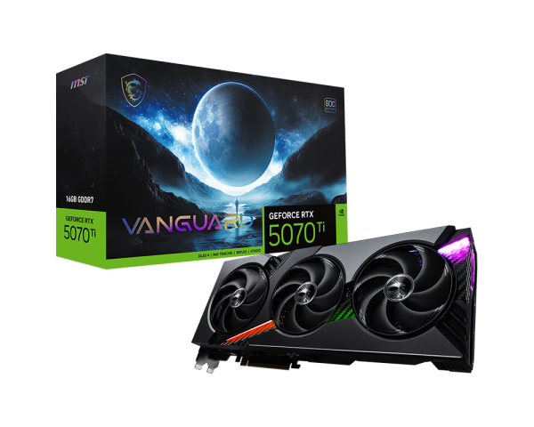 MSI RTX 5070 Ti 16G VANGUARD SOC Graphics Card