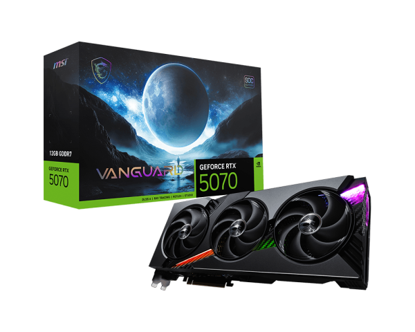 MSI GeForce RTX™ 5070 12G VANGUARD SOC Graphics Card