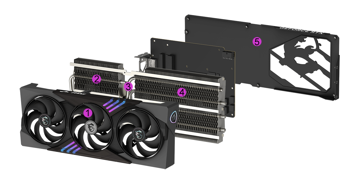 MSI GeForce RTX™ 5070 12G GAMING TRIO OC Graphics Card